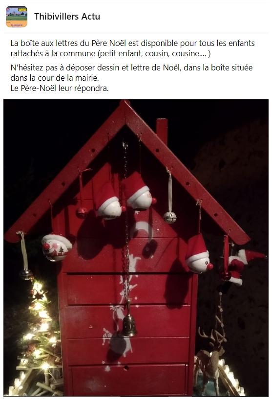 Boite lettres pere noel