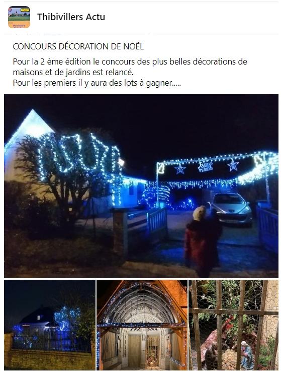 Concour deco noel