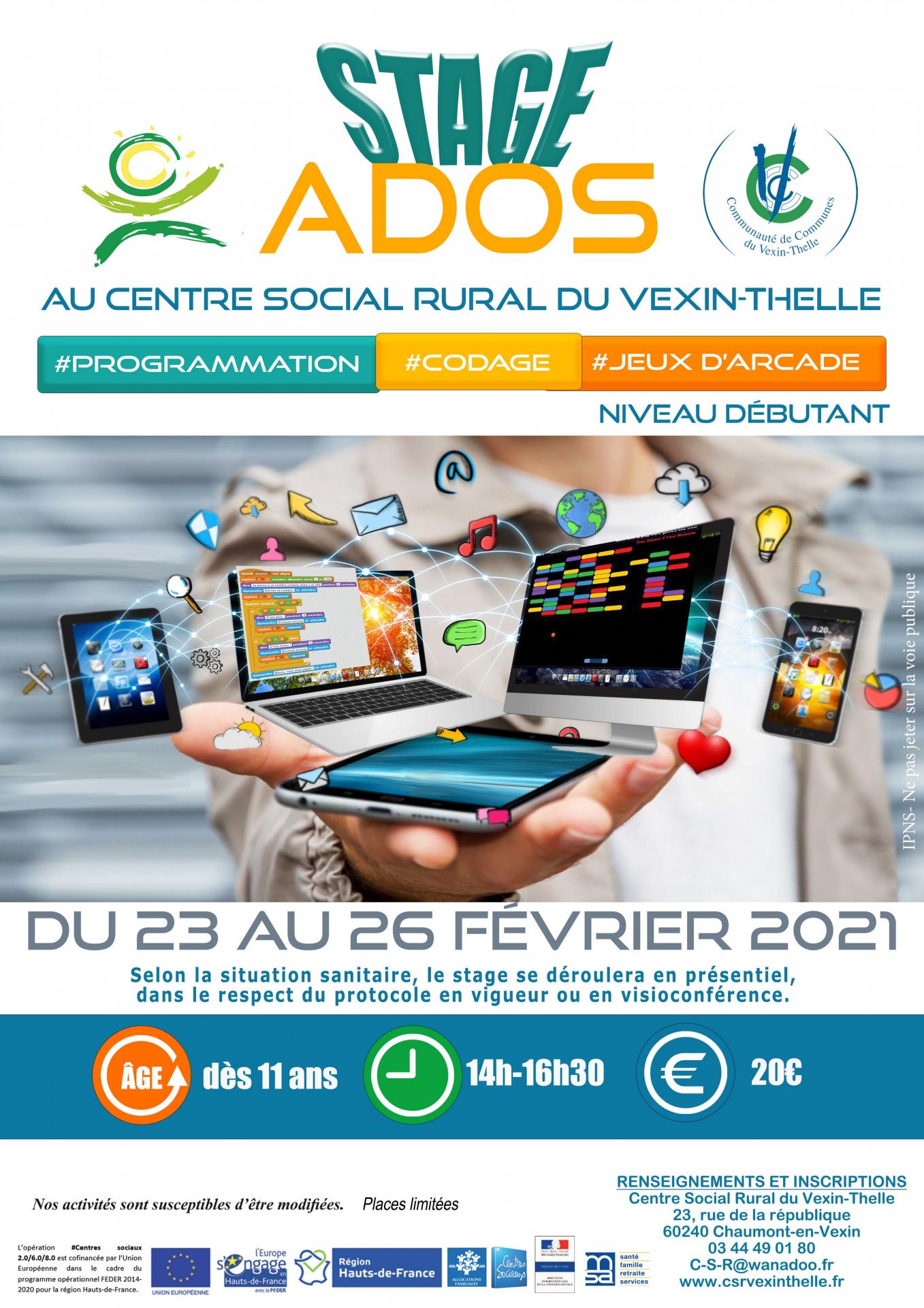 Csrvt stage ados jeux d arcade