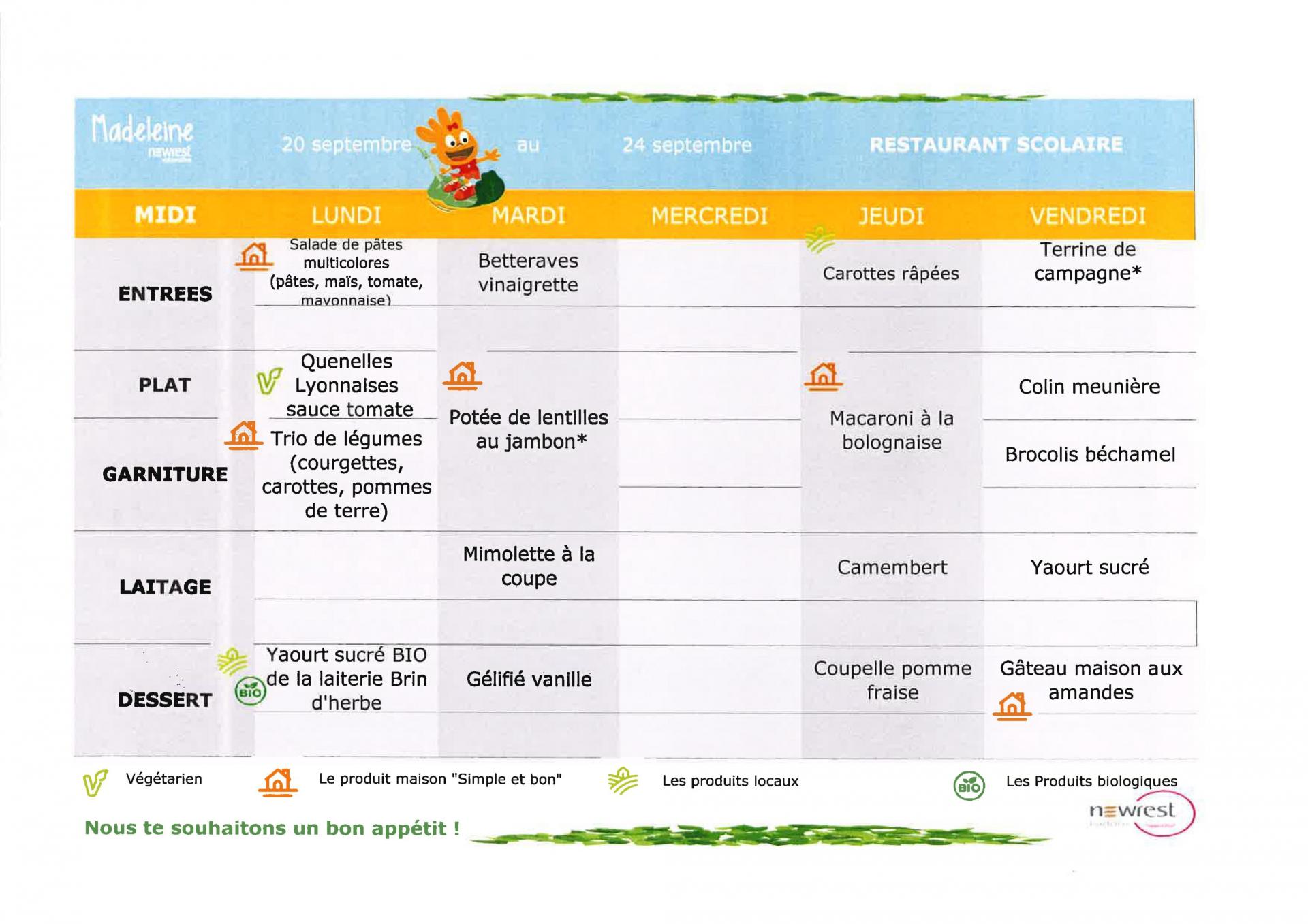 Menus 09 214