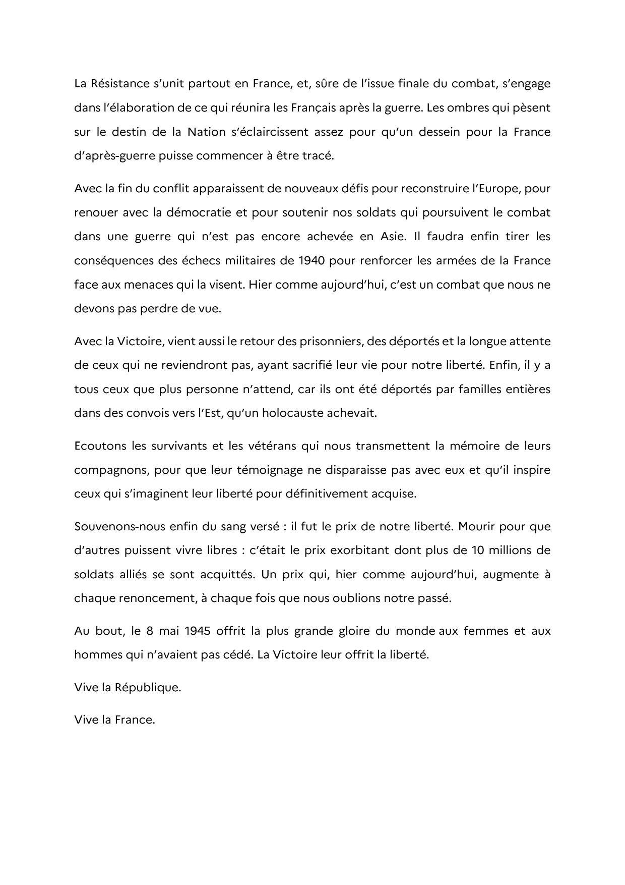 Message 8 mai2
