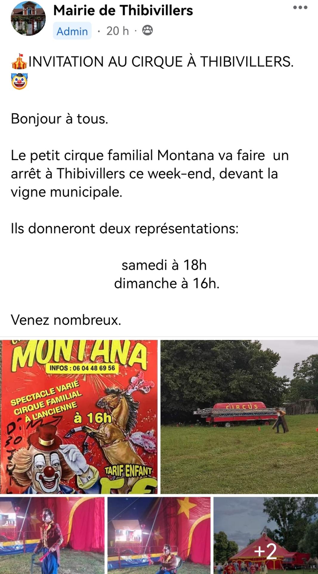 Cirque Thibivillers